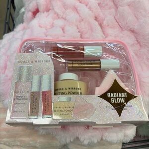 Setting Powder and Spray Kit - Pink and Gold